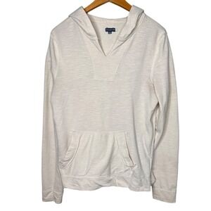 Earthbound Trading Co Hooded Knit Top L Boho Southwest Pullover